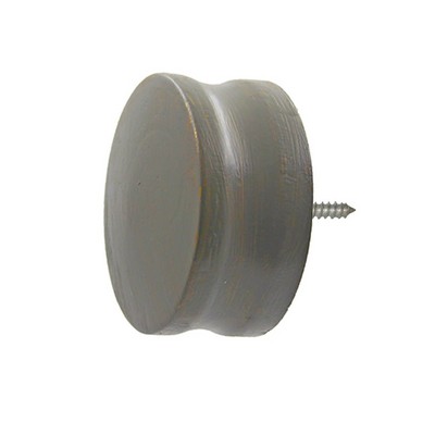 Menagerie Stylized End Cap  Grey Gold